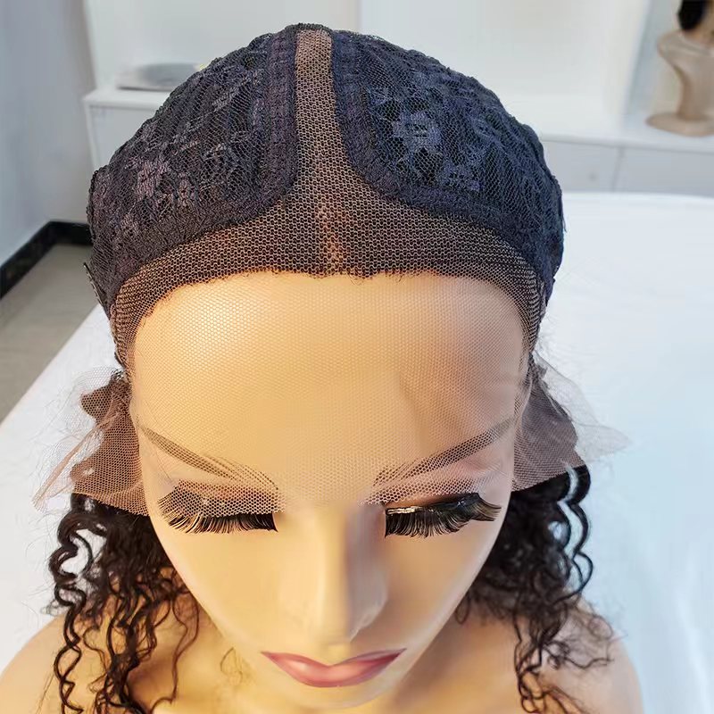 Body Wave HD Transparent Wet And Wavy Lace Front  wigs for black Women,16 inch 150% Density T Part 13x4 Curly Lace Front Wig Pre Plucked with Baby Hair,Can Be dyed&Bleached