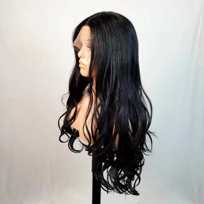 Body Wave HD Transparent Wet And Wavy Lace Front  wigs for black Women,16 inch 150% Density T Part 13x4 Curly Lace Front Wig Pre Plucked with Baby Hair,Can Be dyed&Bleached