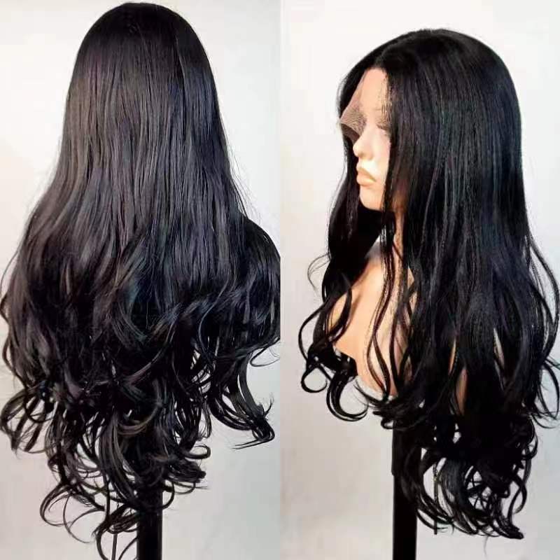 Body Wave HD Transparent Wet And Wavy Lace Front  wigs for black Women,16 inch 150% Density T Part 13x4 Curly Lace Front Wig Pre Plucked with Baby Hair,Can Be dyed&Bleached