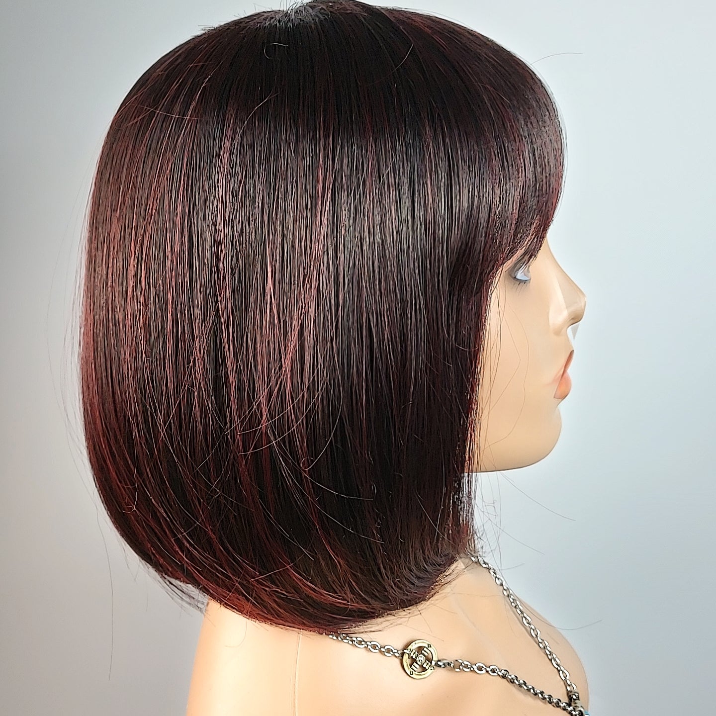 【LB-BOB005】10inches BOB wigs with bangs synthetic wigs