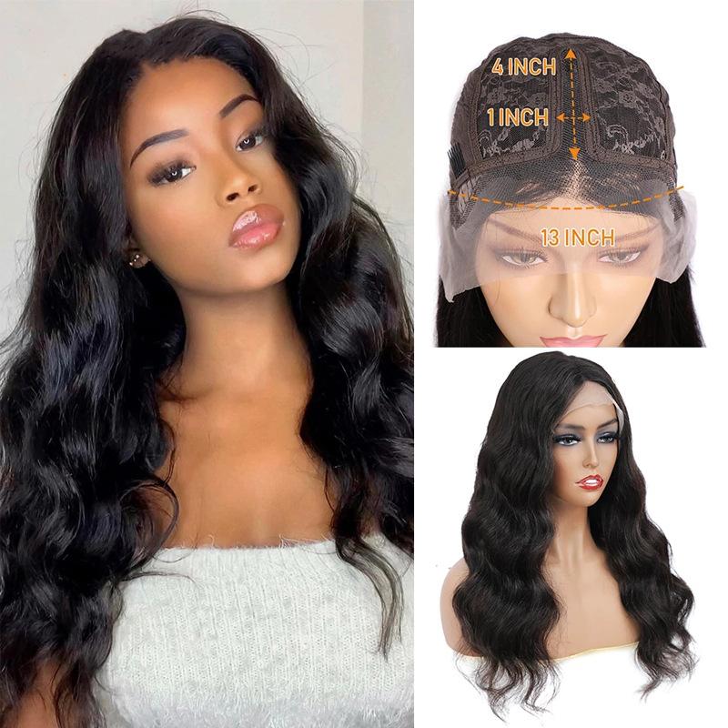 【LB-BODY008】30 inches Body Wave Transparent Lace Front Wig