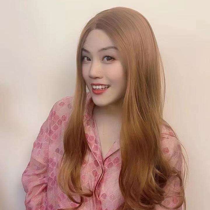 【LB-BODY009】30 inches Golden  Body Wave Lace Closure Wig